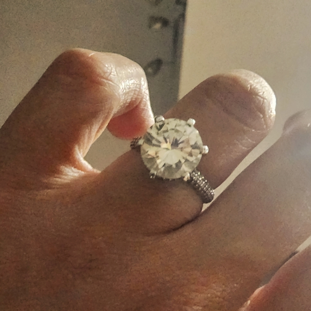 5ct. Moissanite ring